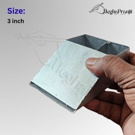 Shadow (3 inch) Rangoli Metal Tool Set - For Marathi + English + All Calligraphy Scripts